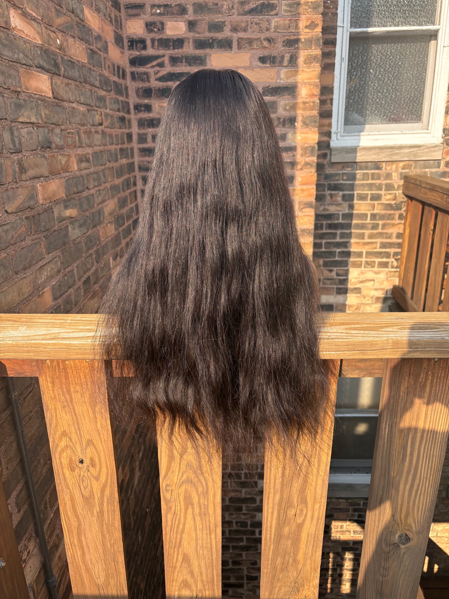 Straight 5x5 HD Lace Glue-less Closure Wig