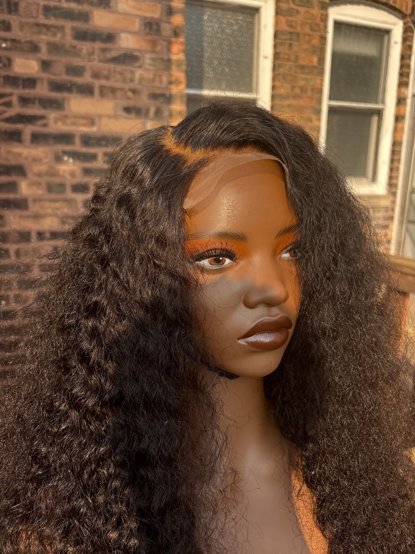 Customized 5x5 HD Lace Deep Wave Wig 24”