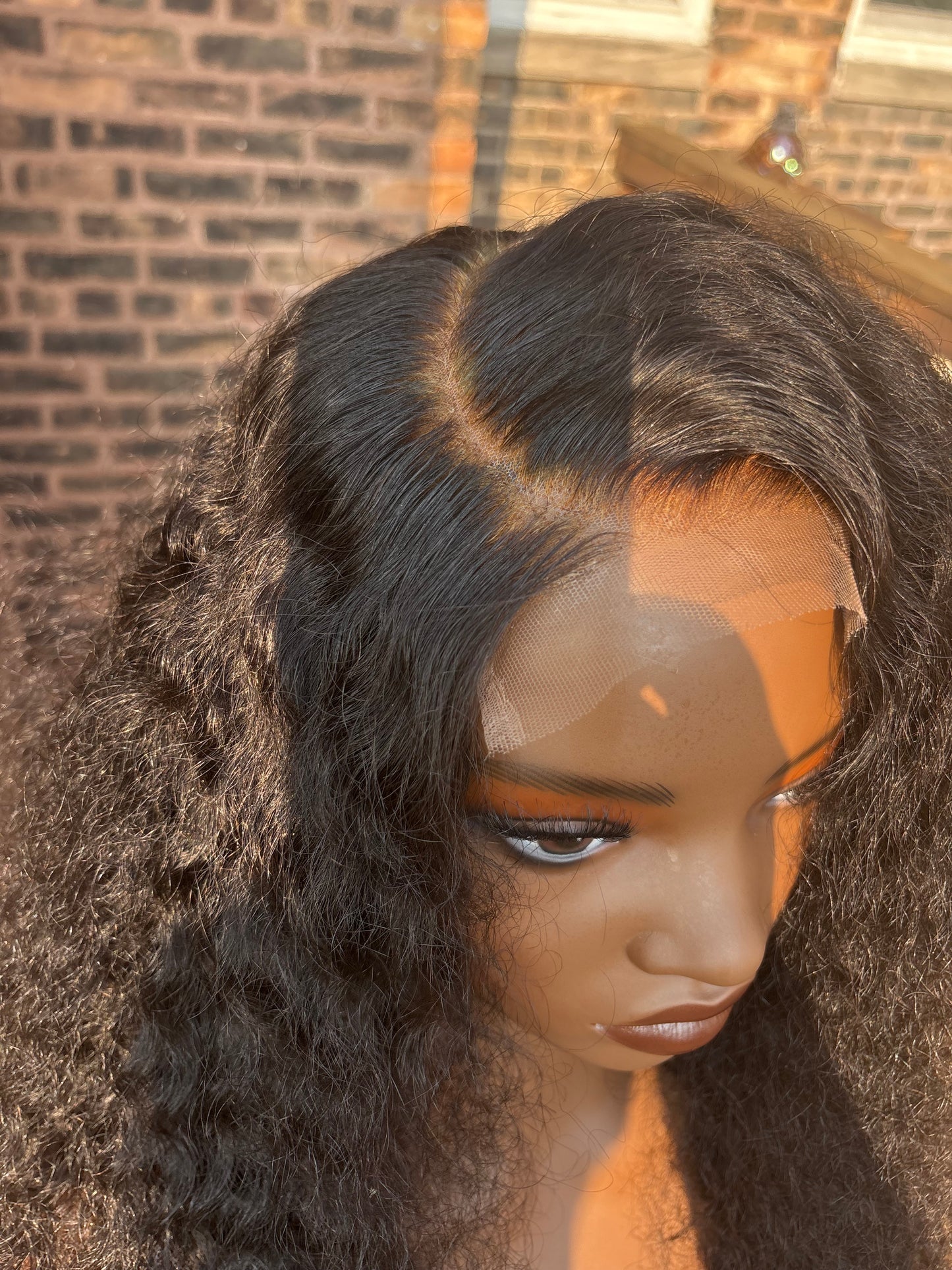 Customized 5x5 HD Lace Deep Wave Wig 24”