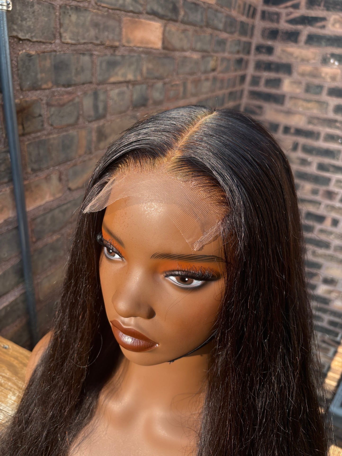 Straight 5x5 HD Lace Glue-less Closure Wig