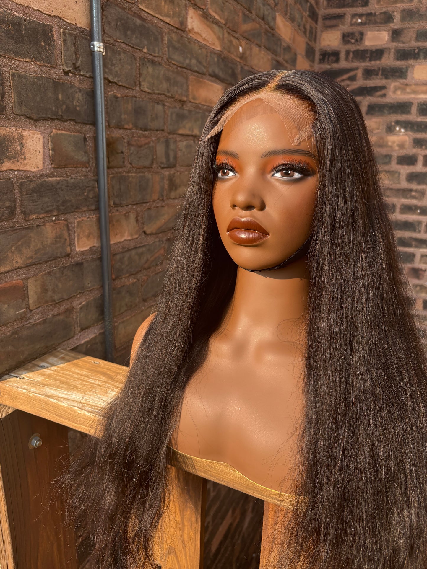 Straight 5x5 HD Lace Glue-less Closure Wig
