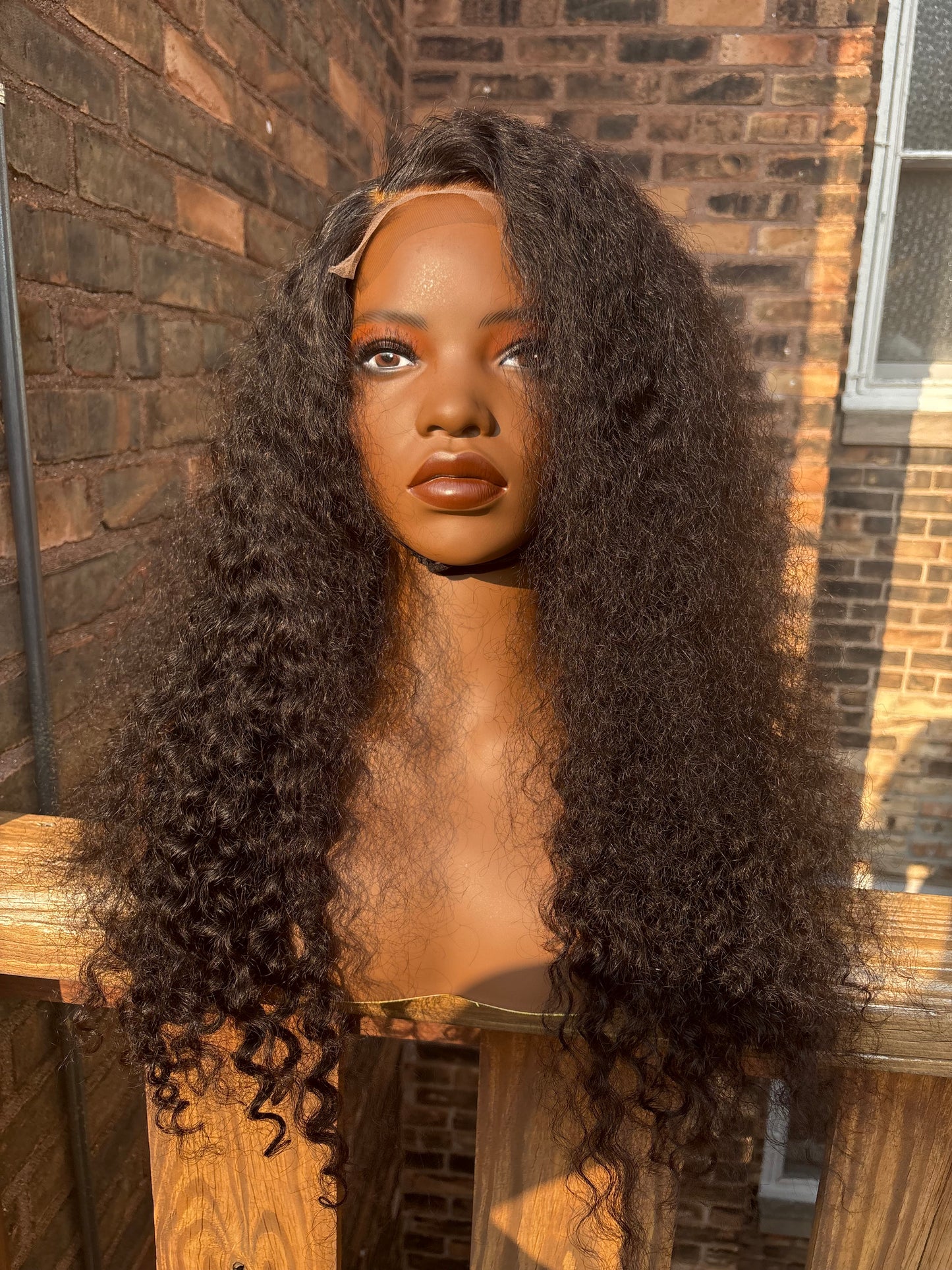 Customized 5x5 HD Lace Deep Wave Wig 24”